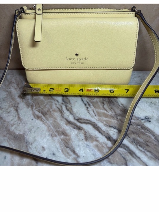 kate spade Handbags - Kate Spade New York Yellow Small Crossbody Bag Zip/Magnetic, Detachable Strap
